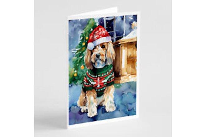 Petit Basset Griffon Vendeen Christmas Cards Envelope Pack of 8 DAC3558GCA7P