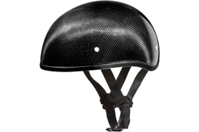 Half Skull Cap Motorcycle Helmet DOT Approved [Carbon Fiber]