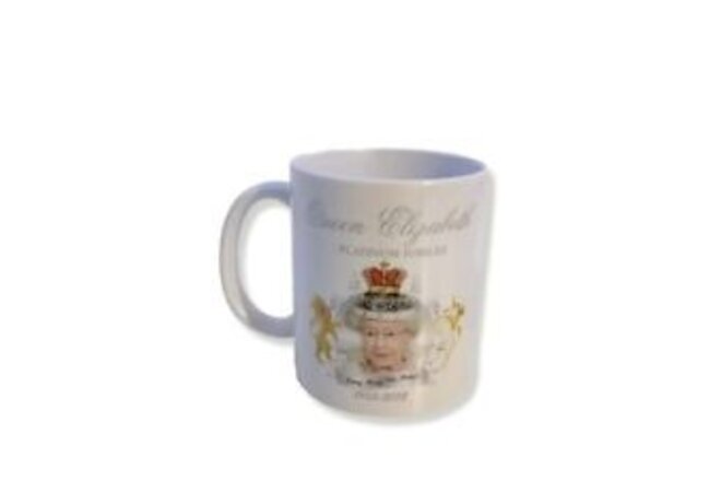 Queen Elizabeth Platinum Jubilee Mug ONLY AUTHENTIC IF SHIPPED FROM NEW fba