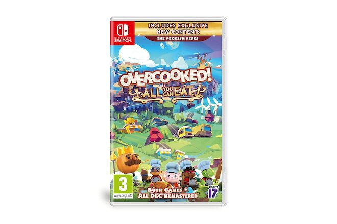 Lot of 5 Overcooked All You Can Eat Nintendo Switch - Brand New Free Shipping!
