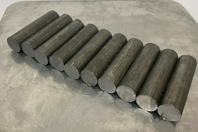 1018 Steel Bar, Cold Drawn Round 13/16 in x 3" length   (10 PC Lot)
