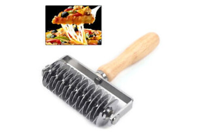 Dough Lattice Roller Cutter Stainless Cookie Pastry Roller Cutter Baking Tool !
