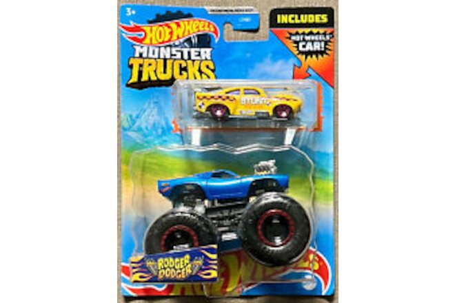 Hot Wheels 2024 Monster Trucks Series Rodger Dodger #HDB96 1:64 Scale Die-cast
