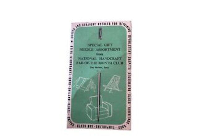 Vintage 5 Needle Pack National Handcraft Fad of the month 5 Needle Pack