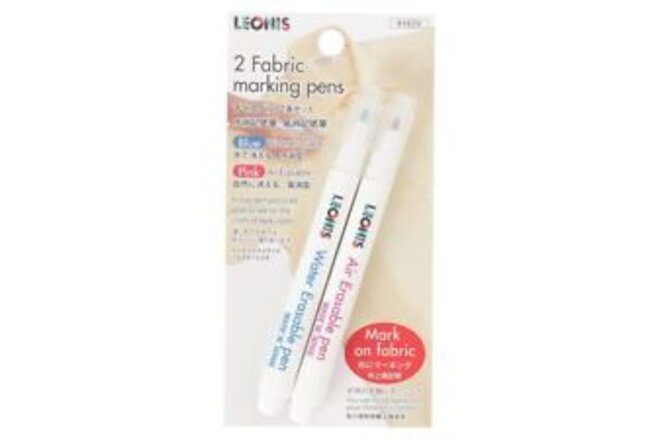 LEONIS Water Erasable Fabric Marking Pen & Disappearing Ink Fabric Marking Pe...