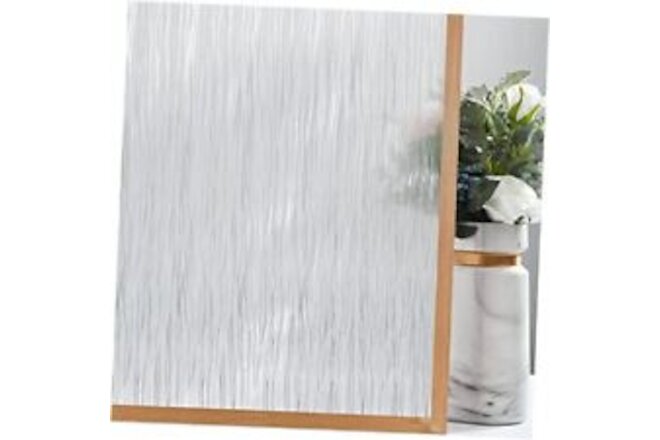 Frosted Window Privacy Film Non Adhesive Window Cling 17.7"x78.7" (45x200cm)