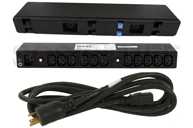 4x Dell PDU Kit AP6021 200-240VAC 1Ø 13x C13 Outlets 1T891 L6-30P C19 Cable