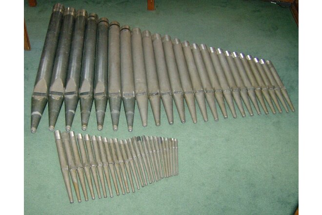 SET OF DIAPASON PIPES FOR THEATRE OR CLASSICAL PIPE ORGAN