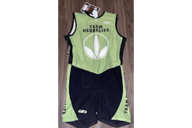 Men’s Size TG/XL- Team Herbalife Cycling Skinsuit Louis Garneau New With Tags !
