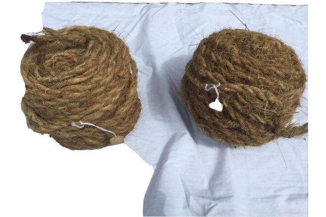 Rope, twine or jute for crafting projects - #8 And #5 - 2 Spools