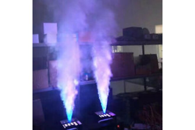 1500W Smoke Fog LED RGB DMX Vertical Spray Stage Light Fogger Effects Machine