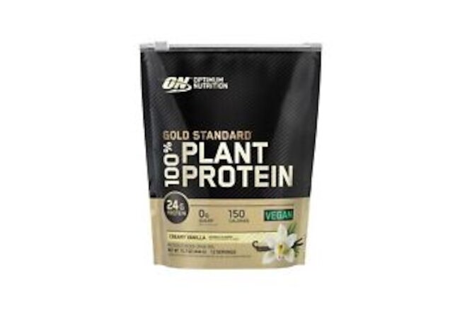 Optimum Nutrition, Gold Standard Plant Protein Powder, Vanilla, 12 Servings