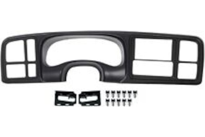 Double Din Dash Bezel Cover Kit Compatible with 1999-2002 GM Full-Size Trucks/Su