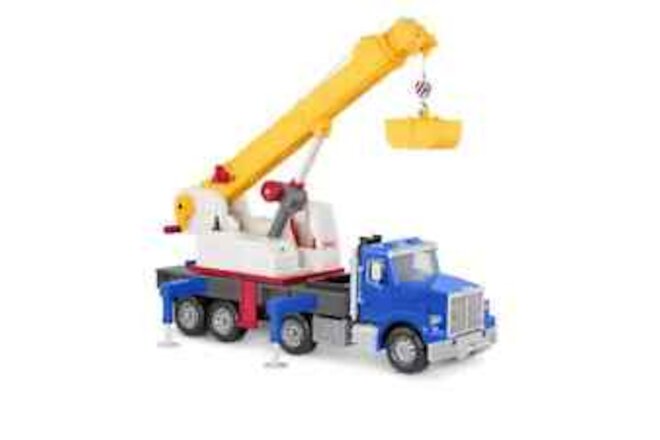 DRIVEN – Large Toy Truck with Movable Parts – Jumbo Crane Truck