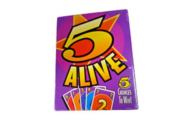 Mattel Inc. 5 Alive 1994 Playing Cards New Pack! Ages 7 to Adult 2 to 6 Players