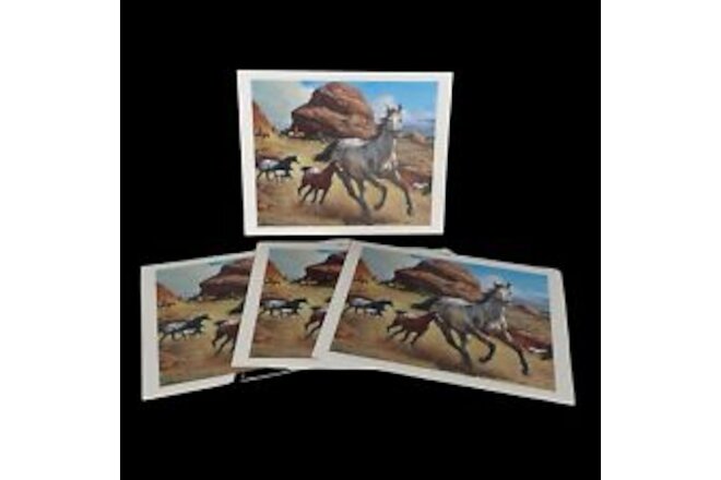 4 Orren Mixer Notecards Appaloosa Horse Mare and Foal No Envelopes Nez Perce