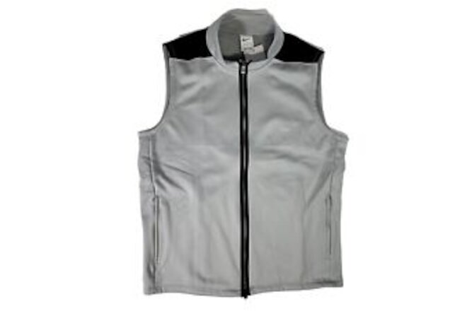 NIKE Therma-FIT Victory Full Zip Golf Vest DQ4573-084 Grey Mens Size LARGE