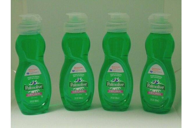 PALMOLIVE Travel Size Liquid DISH SOAP 3 oz each Lot of 4