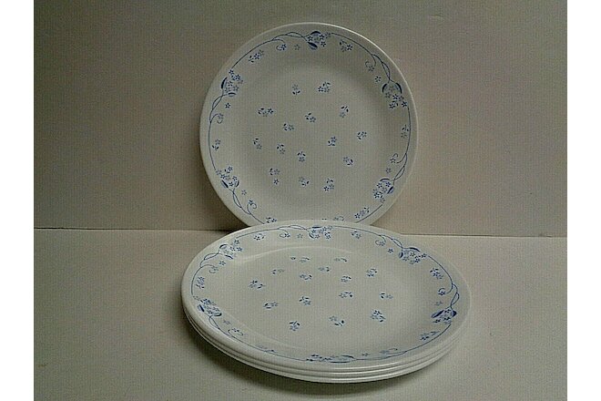 4 Corelle Provincial Blue Luncheon Plates 8-1/2" Diameter New Made in USA Lunch
