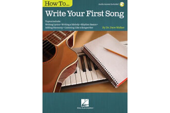 How to Write Your First Song Learn Songwriting Dave Walker Book Online Audio