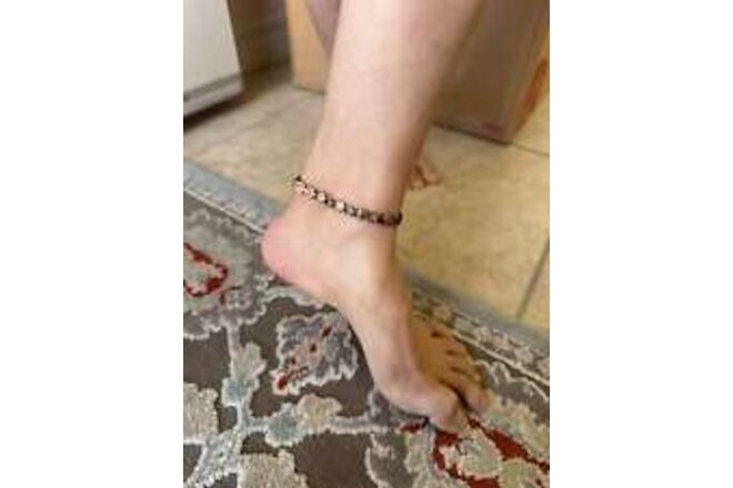 Gorgeous Magnetic Anklet Bracelet Women Men Balance Energy Power Calm Joy Love