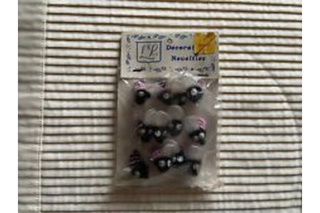 Vintage Craft Supplies Flies Fly Insect Pink Bee NIP  L&R Decorative Novelty