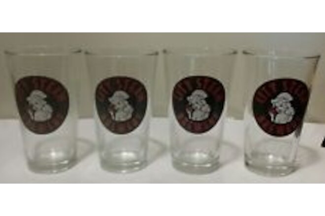 Set of 4 City Steam Brewery Naughty Nurse 16 Ounce (Pint) Glasses NEW