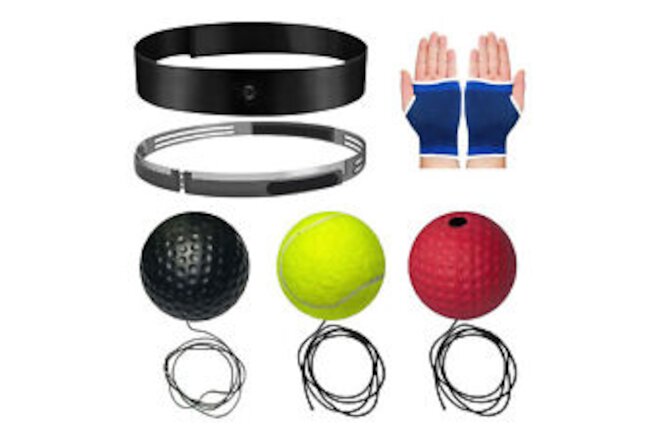 Boxing Reflex Ball Head-Mounted Elastic Adjustable Boxing Trainer Holiday Gift