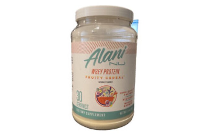 Alani Nu Whey Protein Munchies, 30 Servings Exp: 6/24