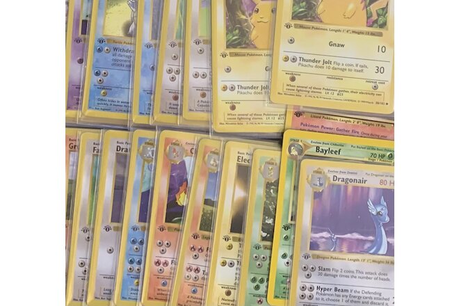 1st Edition ~ Old Pokemon Cards ~ 100% Vintage Pack - ONLY WOTC