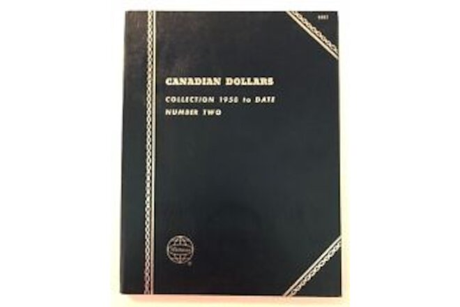 CANADIAN DOLLAR #2 (1958-DATE) #9087  COIN FOLDER BY WHITMAN - NEW OLD STOCK