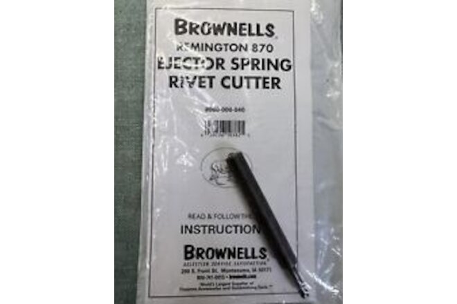 Brownells Remington 870 Ejector Spring Rivet Cutter 080-000-040