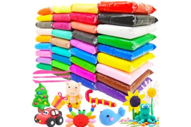 36 Colors Magic Clay Nature Color DIY Air Dry Clay with Tools as Best Present fo