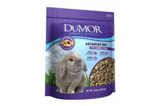 DuMOR 1000831 Small Animals Supplies Advanced Diet 10 lb. Pouch Pet Rabbit Food