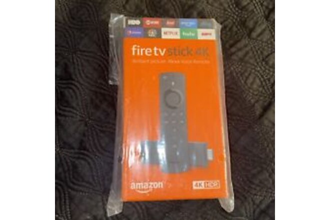 NEW Fire TV Stick 4k Ultra HD Streaming Media Player Alexa Voice Remote Control
