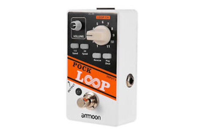 POCK LOOP Looper Guitar Effect Pedal 11 Loopers Max. 330mins Recording Time G8U5