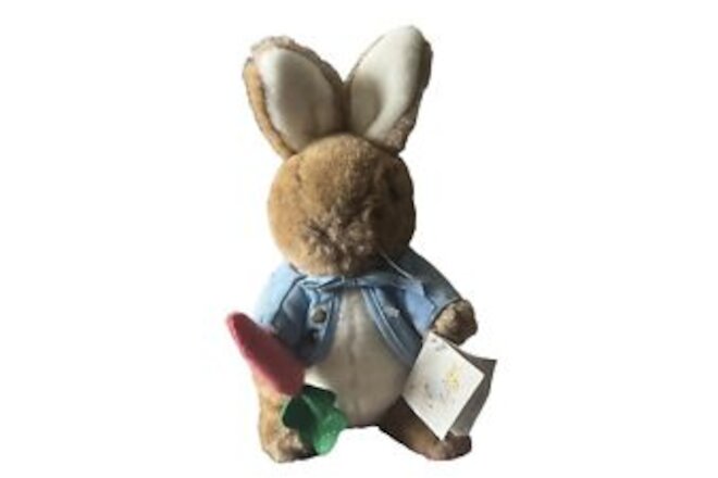 Peter Rabbit Carrot Leaf Plush w/ Tag - Eden Toys 1989  Beatrix Potter Vintage