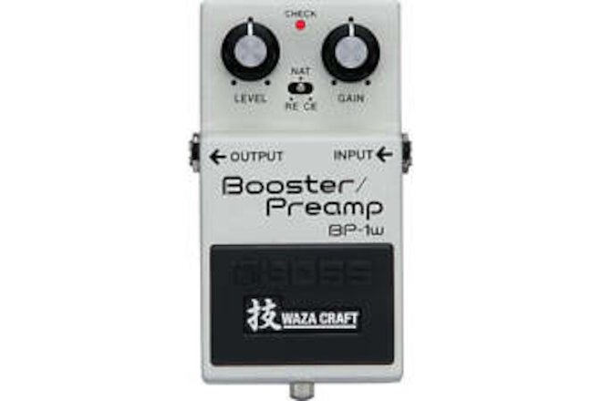Brand New Boss BP-1W WAZA Booster/Preamp