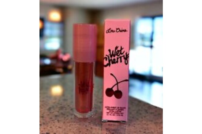 LIME CRIME Wet Cherry Ultra-Shiny Lip Gloss CHERRY POTION .1 Fl Oz / 2.96 mL NIB