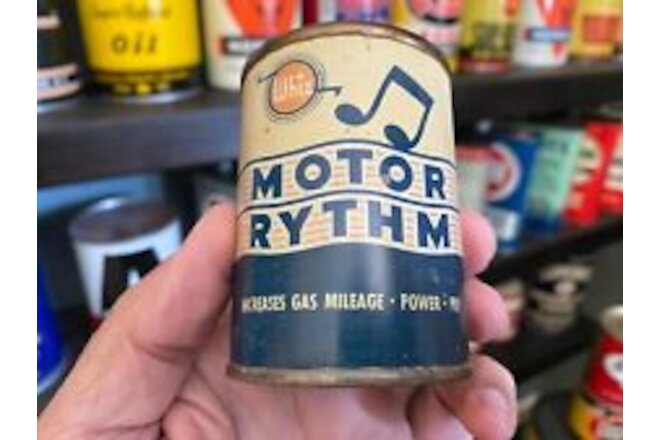 VINTAGE~ FULL NOS~ WHIZ MOTOR RYTHM~ 4 OZ. OIL CAN IN EXCELLENT CONDITION! NICE!