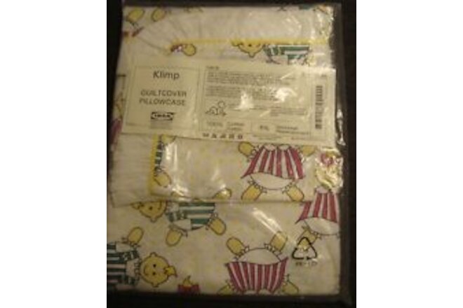 Ikea KLIMP Crib Quilt Cover w/ pillowcase Bed Set Cute Girls Boys Babies pattern