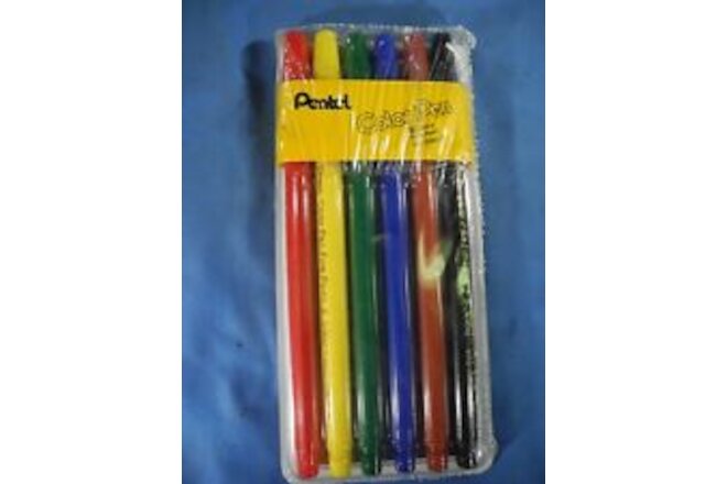 S360-006 Pentel Arts Color Pen, Fine Point, Set of 6 Primary Colors (FREE SHIP!)