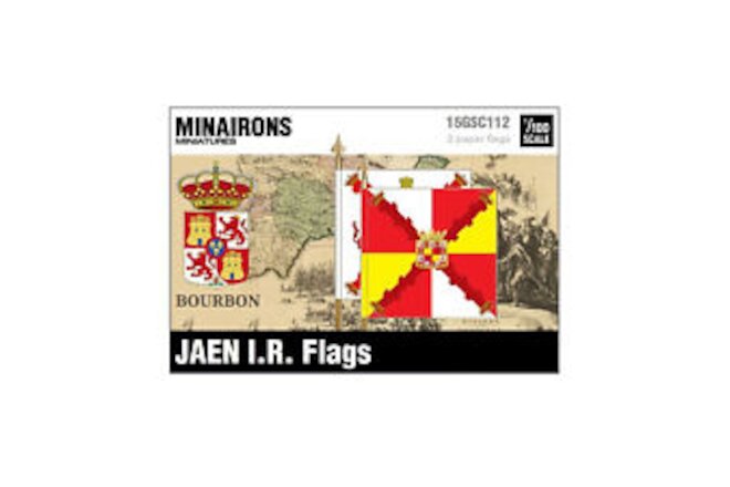 Minairons War of Spanish Succession Jaen IR Flags New