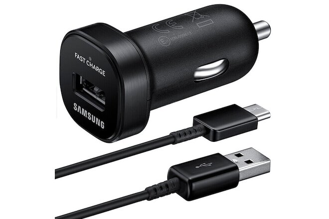 Original Samsung Galaxy Note9 S8 S9 S10 Plus Fast Car Charger +4FT Type-C Cable