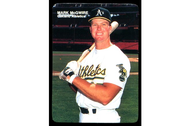 Mothers Cookies MARK MCGWIRE OAKLAND ATHLETICS A'S 12 Different