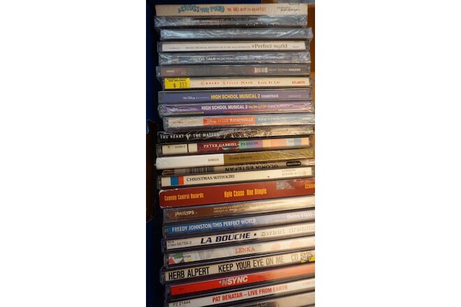 +Lot of 6 CD's from 100's list=Get 6 CD's for $20-FREE SHIPPING-Incl store items