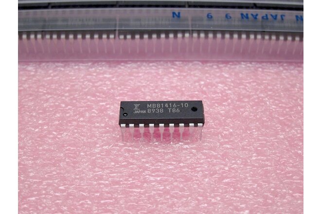 40pc lot NOS Fujitsu 64k (16x4) 100ns 18-pin DIP Page Mode Memory DRAM