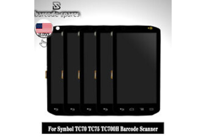 5PCS LCD Display + Touch Screen Digitizer 83-173075-01 For Symbol TC70 TC75
