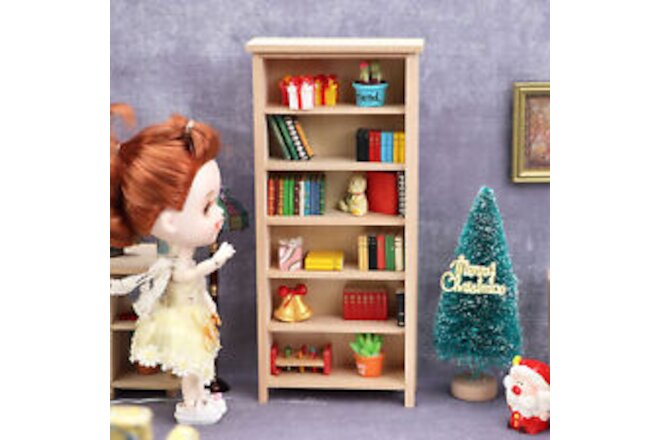 Dollhouse Bookcase Simulated Lovely Dollhouse Vertical Bookcase Cabinet Model