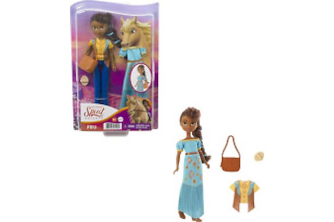 Pru Doll (Approx.7-In), 2 Fashion Outfits, Purse & Horse-Themed Accessory, 7 ...
